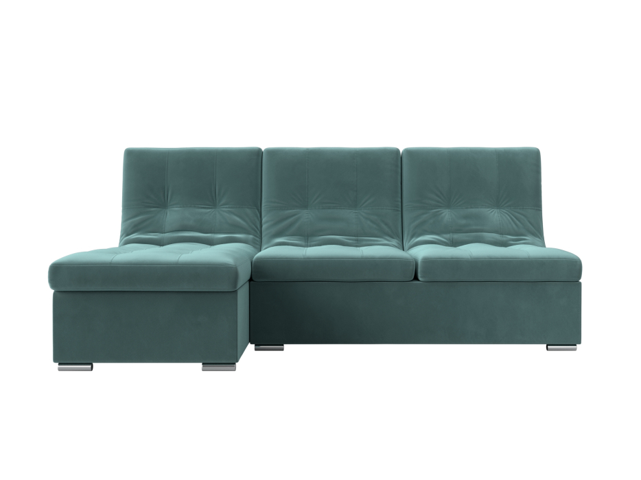 Диваны угловые в гостиную, Угловой диван Релакс угол правый, велюр