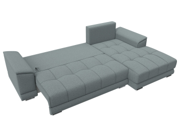 Диван угловой НордСтар правый угол, рогожка Амур