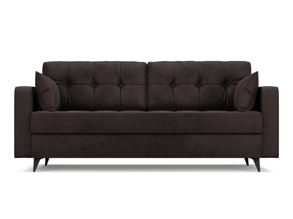 Диваны с ящиком для белья, Диван прямой тик-так Снеп (Бархат)