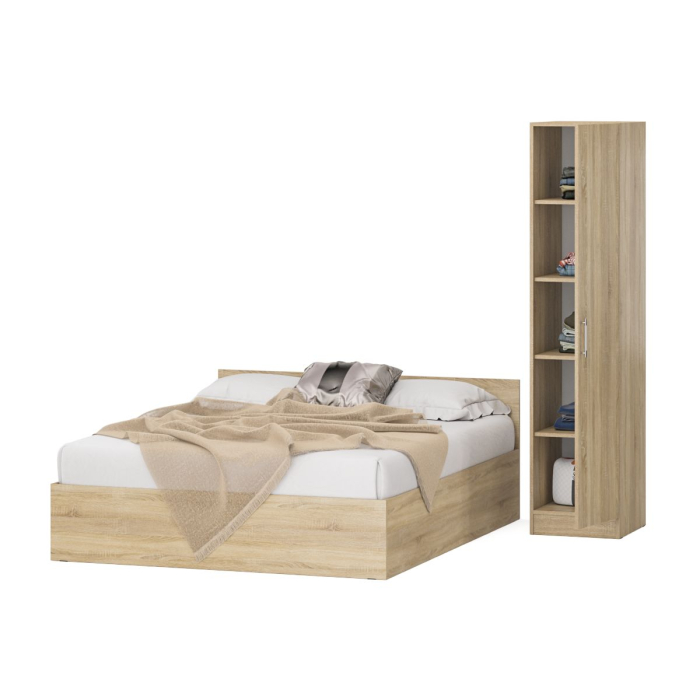 Спальные гарнитуры, Кровать двуспальная 1600 с пеналом Стандарт