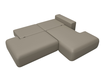 Диван угловой Лига-036 НПБ Модерн правый угол, экокожа GRIFON