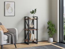 Стеллажи, Стеллаж Айсберг Лофт 40х102-2 черный