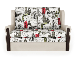 Диван-кровать Классика 2М, экокожа/велюр