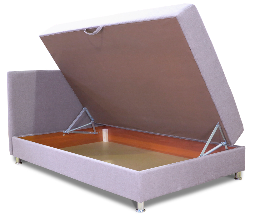 Кровати с мягким изголовьем, Кровать тахта Классика 160 с подъемным механизмом, рогожка