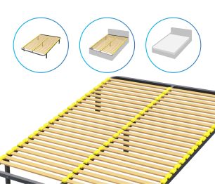 Ортопедическое основание 160х200 см с узкой ламелью