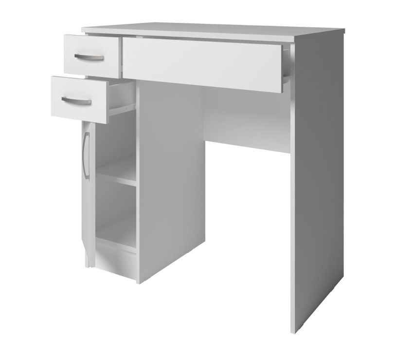 Туалетные столики, Стол туалетный Фреш три ящика/дверь СТФР 1