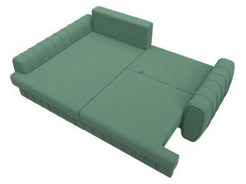 Диван угловой Лига-057 НПБ угол левый, рогожка Амур