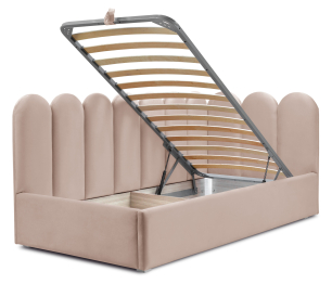 Кровать Мия 120 с подъемным механизмом, микровелюр