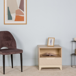 Тумба прикроватная с 1 ящиком Сканди
