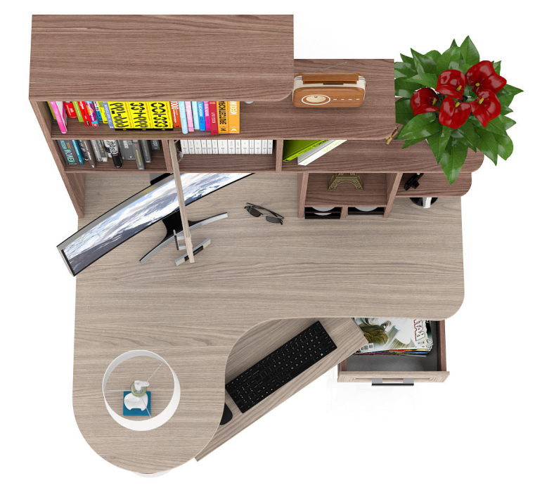 Детские столы, Угловой компьютерный стол Варяг-3