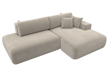 Диван угловой Лига-036 Модерн правый угол, микровельвет