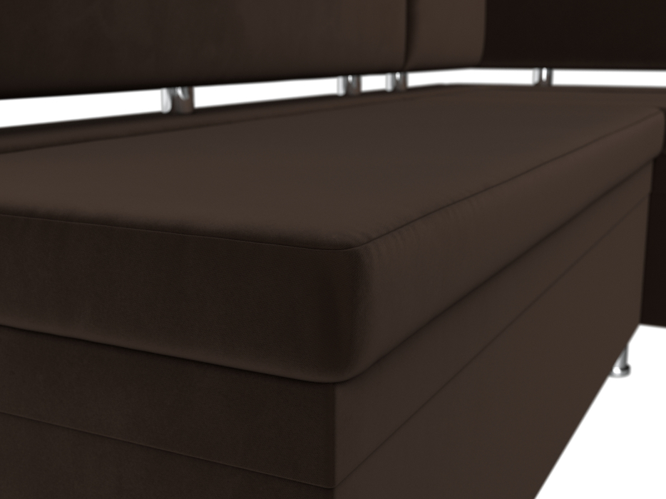 Кухонные уголки, Кухонный уголок Стайл правый угол, микровельвет