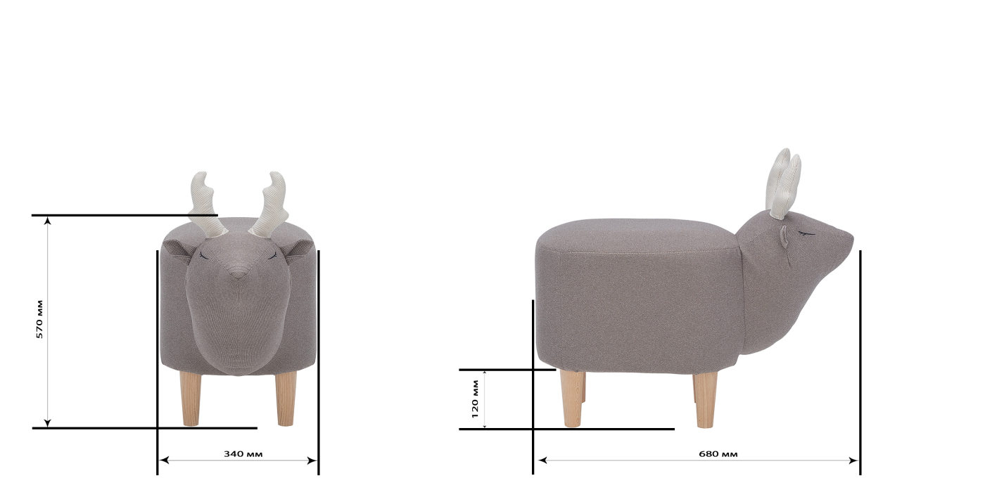 Пуфы, Пуф Maral (Олень) 