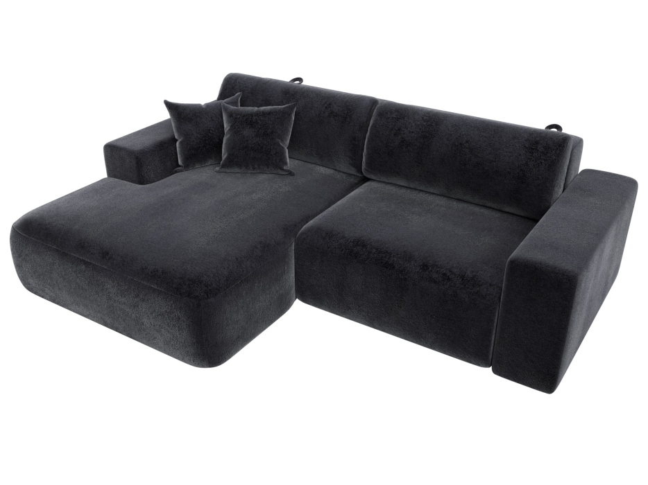 Диваны угловые в гостиную, Диван угловой Лига-036 НПБ Классик левый угол, велюр TOWER