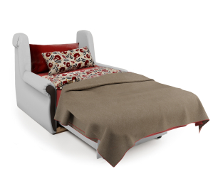 Кресло-кровать Аккорд М, рогожка/экокожа