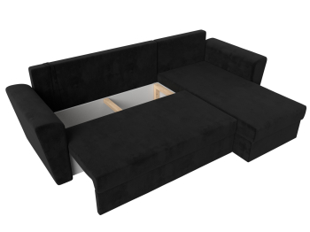 Угловой диван Амстердам Лайт правый угол, велюр