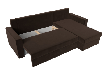 Угловой диван Траумберг Лайт правый угол, микровельвет