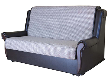 Диван-кровать Аккорд М 140, рогожка+иск.кожа