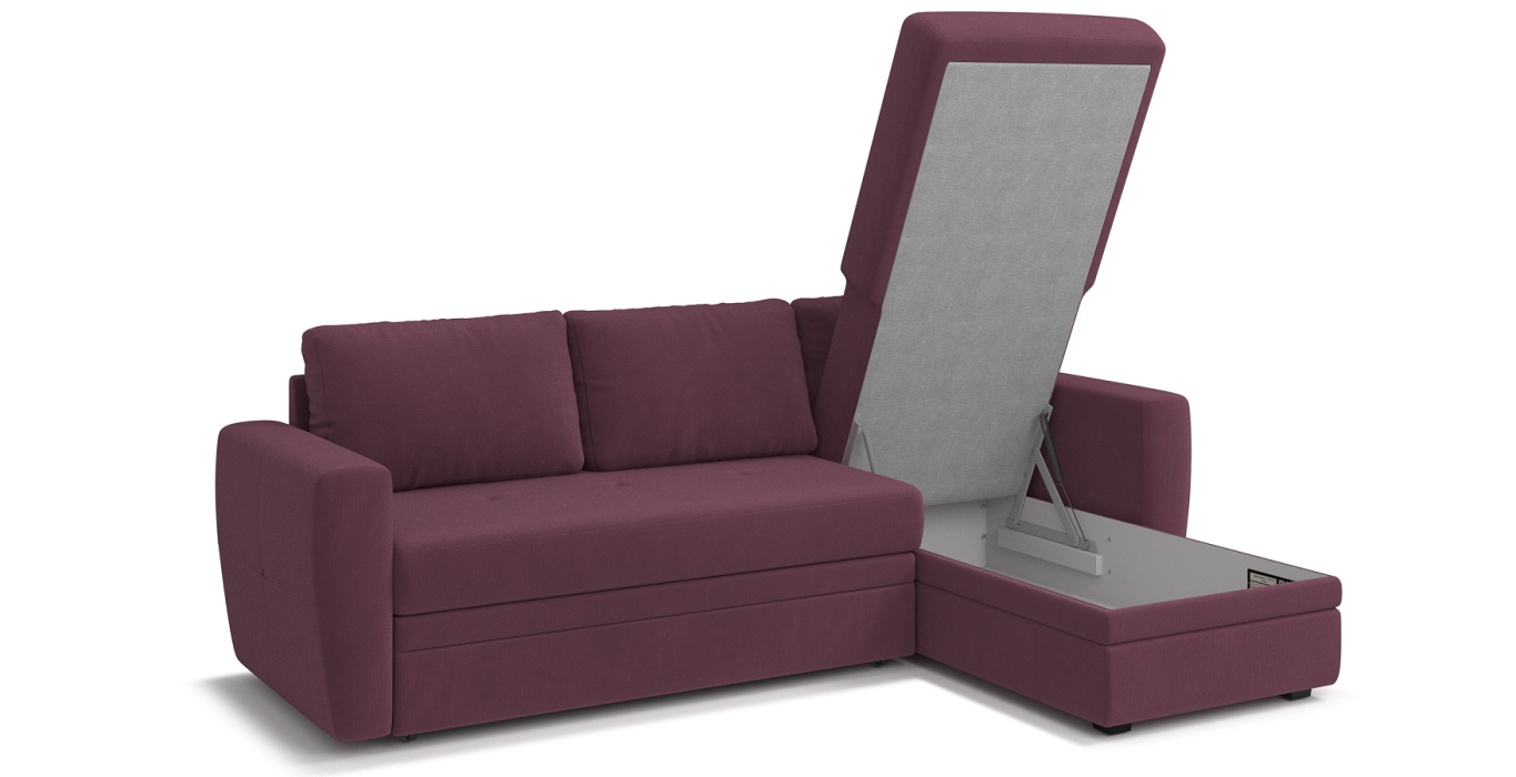 Диваны угловые в гостиную, Угловой диван-кровать Лакки