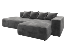 Диваны угловые в гостиную, Диван угловой Лига-065 угол правый, велюр TOWER