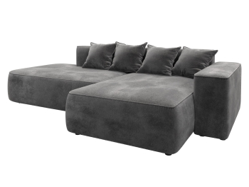 Диван угловой Лига-065 угол правый, велюр TOWER