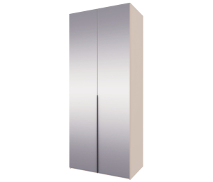 Шкаф 2-х дверный с зеркалом Лаура