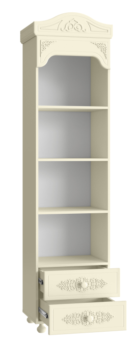 Шкафы пеналы, Шкаф-пенал открытый (стеллаж) Ассоль плюс АС-43