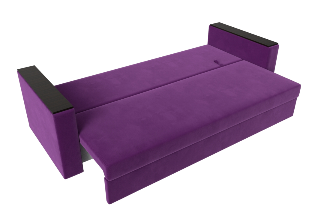 Диваны еврокнижки, Диван прямой Атланта без стола, микровельвет