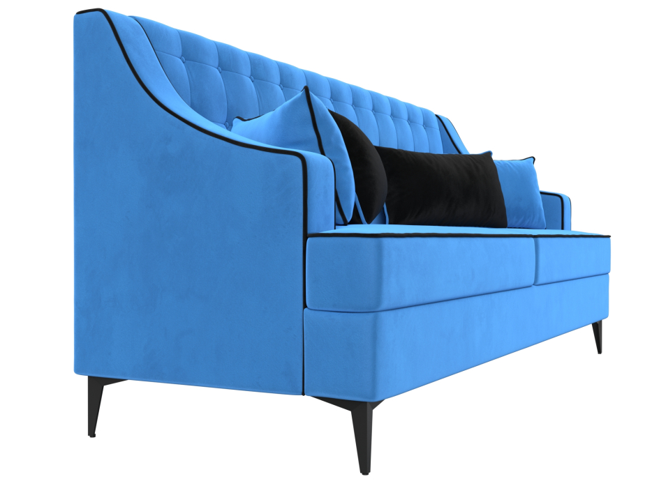 Дизайнерские диваны для гостиной, Прямой диван Марк, велюр