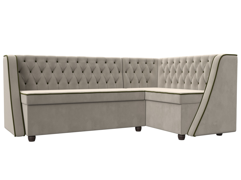 Диваны угловые кухонные, Кухонный угловой диван Лофт правый угол, микровельвет