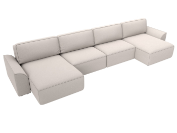 Диван п-образный Лига-048 НПБ лонг, замша JOLY