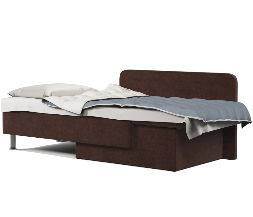 Диваны прямые кухонные, Кушетка Леон правый, велюр