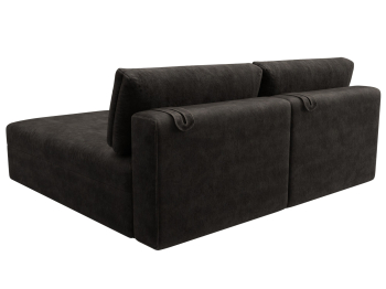 Диван угловой модульный Лига-060 НПБ угол универсальный, велюр BRUT