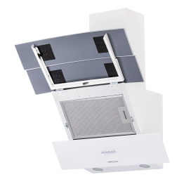 Вытяжка кухонная INGA 600 white push button