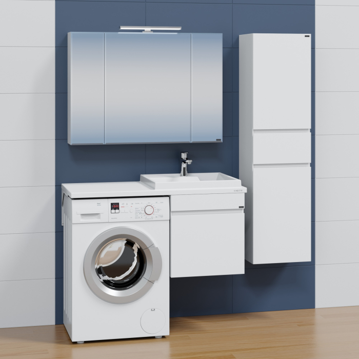 Тумба для умывальника над стиральной машиной СаНта Марс 48, 1 ящик ...