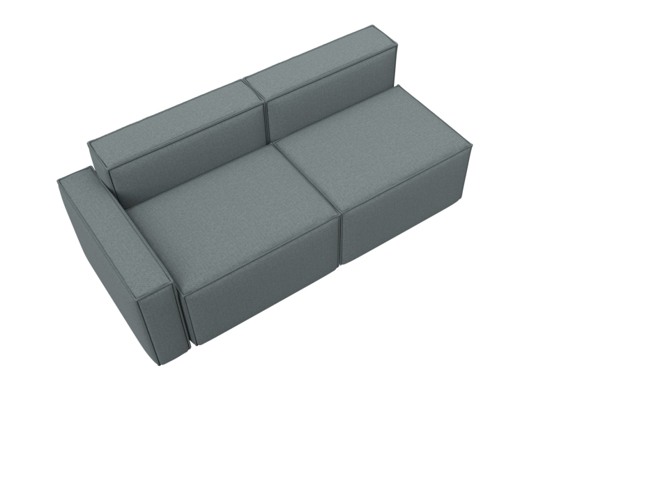 Диваны угловые в гостиную, Диван угловой модульный Лига-063 угол левый, рогожка Амур