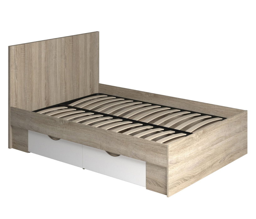 Кровати 140х200, Кровать Фреш с ящиками КРФР 3-Я-1400