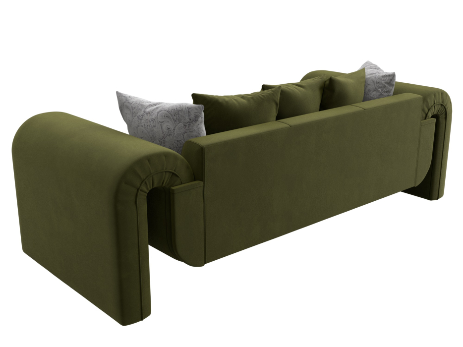 Диваны прямые кухонные, Диван прямой Волна, микровельвет