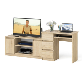 Стол компьютерный однотумбовый МС-6 левый с тумбой 1200-1 Мори