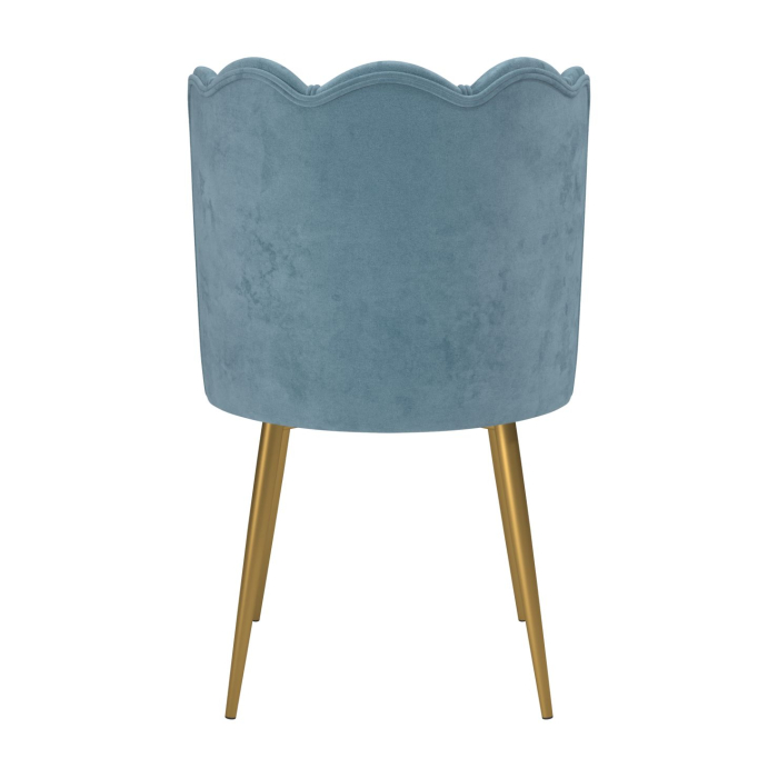 Стулья, Стул Юта (велюр тенерифе/металл золотой)