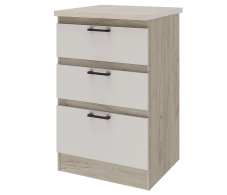 Прямые, Шкаф напольный с ящиком 60 Сан-Ремо