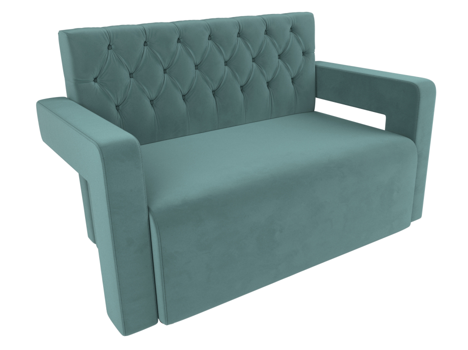 Дизайнерские диваны для гостиной, Прямой диван Рамос Люкс 2-х местный, велюр