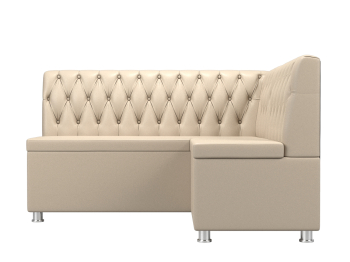 Кухонный угловой диван Мирта правый угол, экокожа