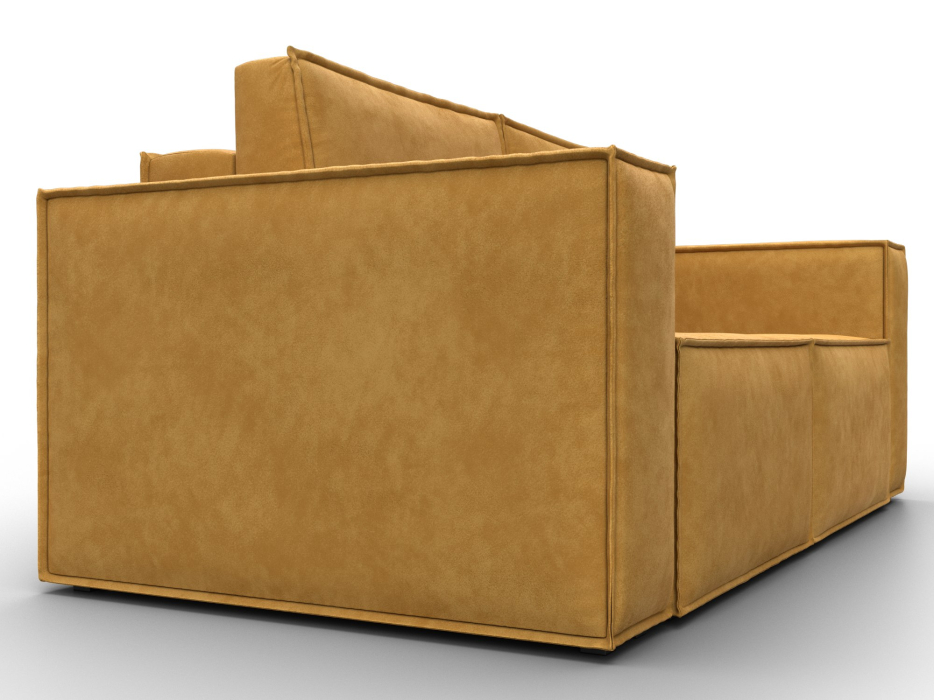 Диваны кровати со спальным местом, Диван прямой Куба мини, велюр BRUT