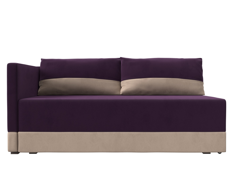 Кушетка диван, Кушетка Никас левая, велюр