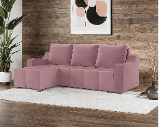 Диваны угловые в гостиную, Диван угловой Берн (Велюр)