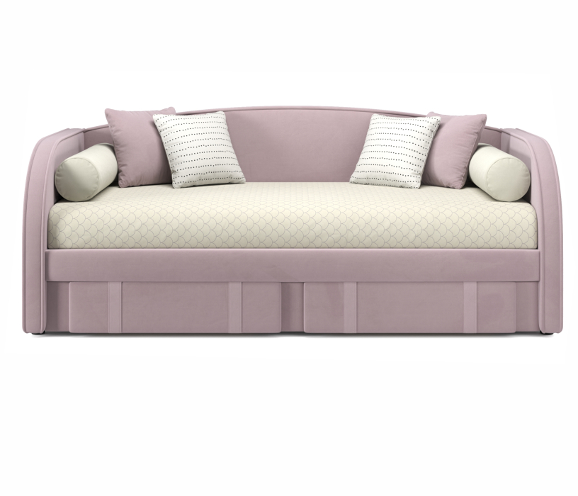 Кровати, Мягкая кровать Elda 900 с ортопедическим основанием и матрасом ГОСТ