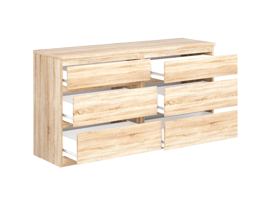 Комоды, Комод КАСТОР 6 ящиков