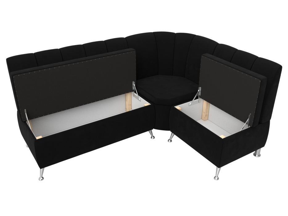 Диваны угловые кухонные, Диван кухонный угловой Кантри правый угол, микровельвет