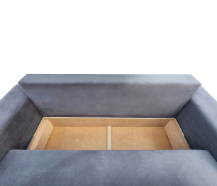 Диван-кровать еврокнижка Амстердам, велюр, 145